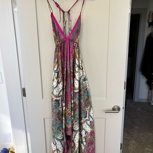 Nomad Pink Paisley Dress